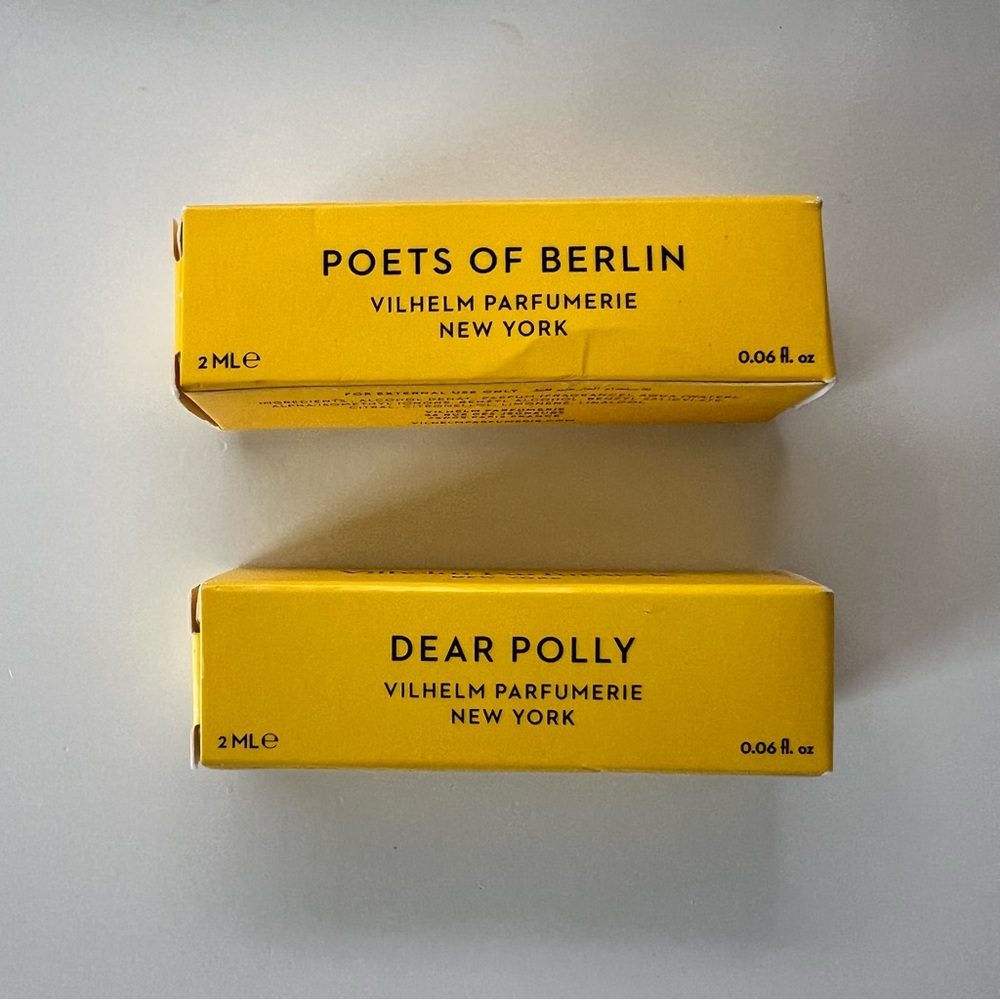 Vilhelm Parfumerie Yellow Perfume Set